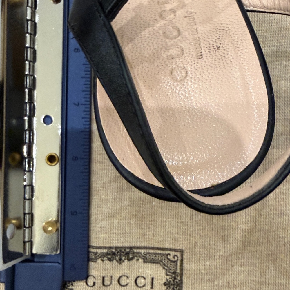 *Authentic* Gucci GG Quarter Strap Sandal - Picture 9 of 9